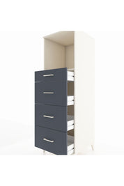 Kronos Dolap Tek Raflı 4 Çekmeceli 60x59x182 - S89M051V2C