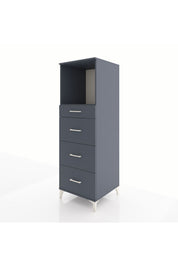 Kronos Dolap Tek Raflı 4 Çekmeceli 60x59x182 - S89M051V5C