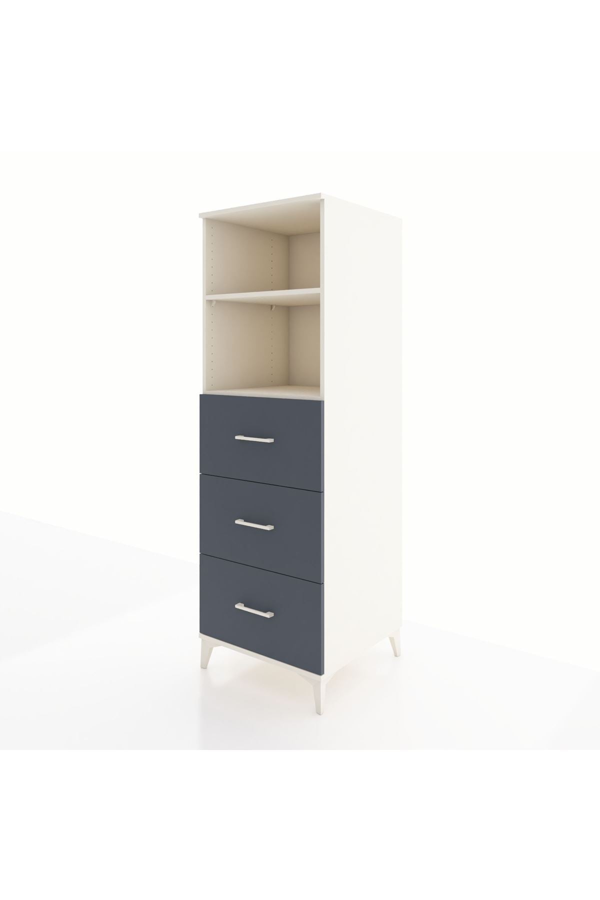 Kronos Dolap 2 Raflı 3 Çekmeceli 60x59x182 - S89M052V2C