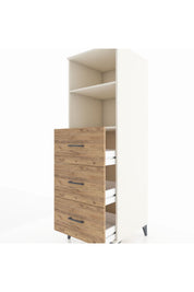 Kronos Dolap 2 Raflı 3 Çekmeceli 60x59x182 - S89M052V3C