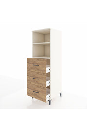 Kronos Dolap 2 Raflı 3 Çekmeceli 60x59x182 - S89M052V3C