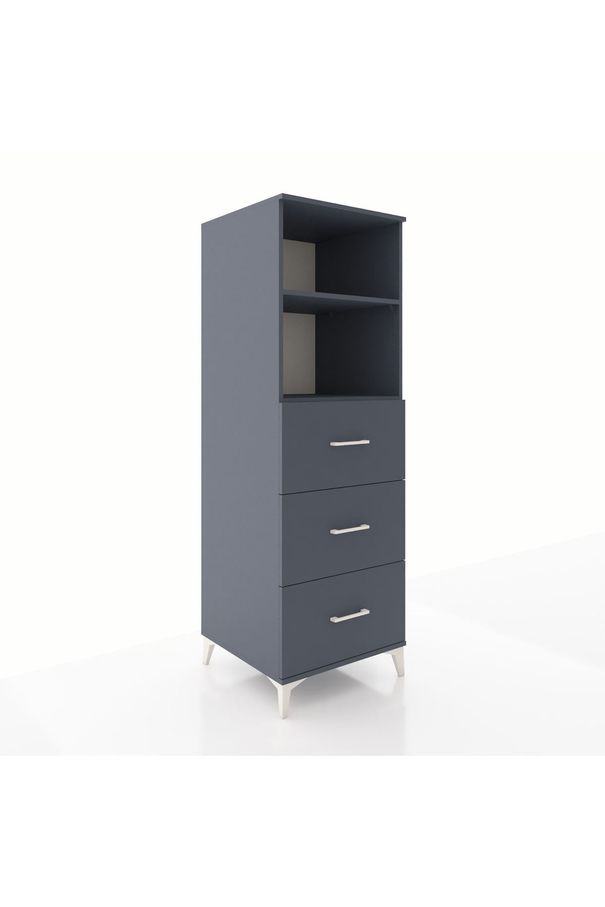 Kronos Dolap 2 Raflı 3 Çekmeceli 60x59x182 - S89M052V5C