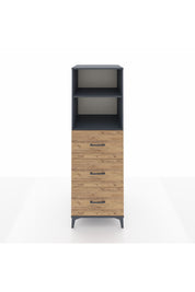 Kronos Dolap 2 Raflı 3 Çekmeceli 60x59x182 - S89M052V6C