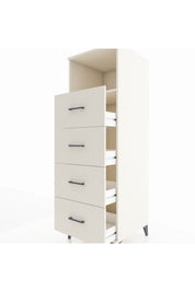 Kronos Dolap Tek Raflı 4 Çekmeceli 60x59x182 - S89M053V1C