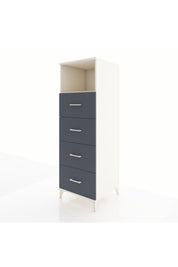 Kronos Dolap Tek Raflı 4 Çekmeceli 60x59x182 - S89M053V2C