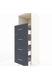 Kronos Dolap Tek Raflı 4 Çekmeceli 60x59x182 - S89M053V2C