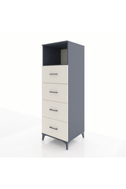 Kronos Dolap Tek Raflı 4 Çekmeceli 60x59x182 - S89M053V4C