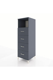 Kronos Dolap Tek Raflı 4 Çekmeceli 60x59x182 - S89M053V5C