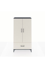 Arges Dolap 3 Raflı Tek Çekmeceli 2 Kapaklı 88x30x163 - S21M001V4A