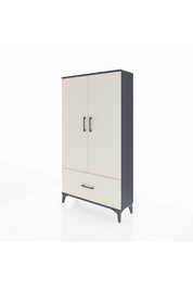 Arges Dolap 3 Raflı Tek Çekmeceli 2 Kapaklı 88x30x163 - S21M001V4A
