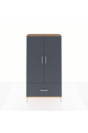 Arges Dolap 3 Raflı Tek Çekmeceli 2 Kapaklı 88x30x163 - S21M001V8A