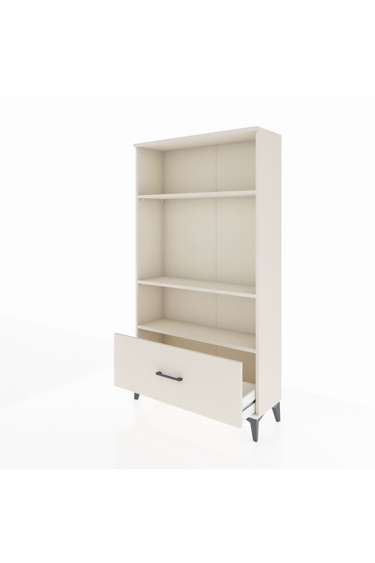 Arges Dolap 3 Raflı Tek Çekmeceli 88x30x163 - S21M002V1A