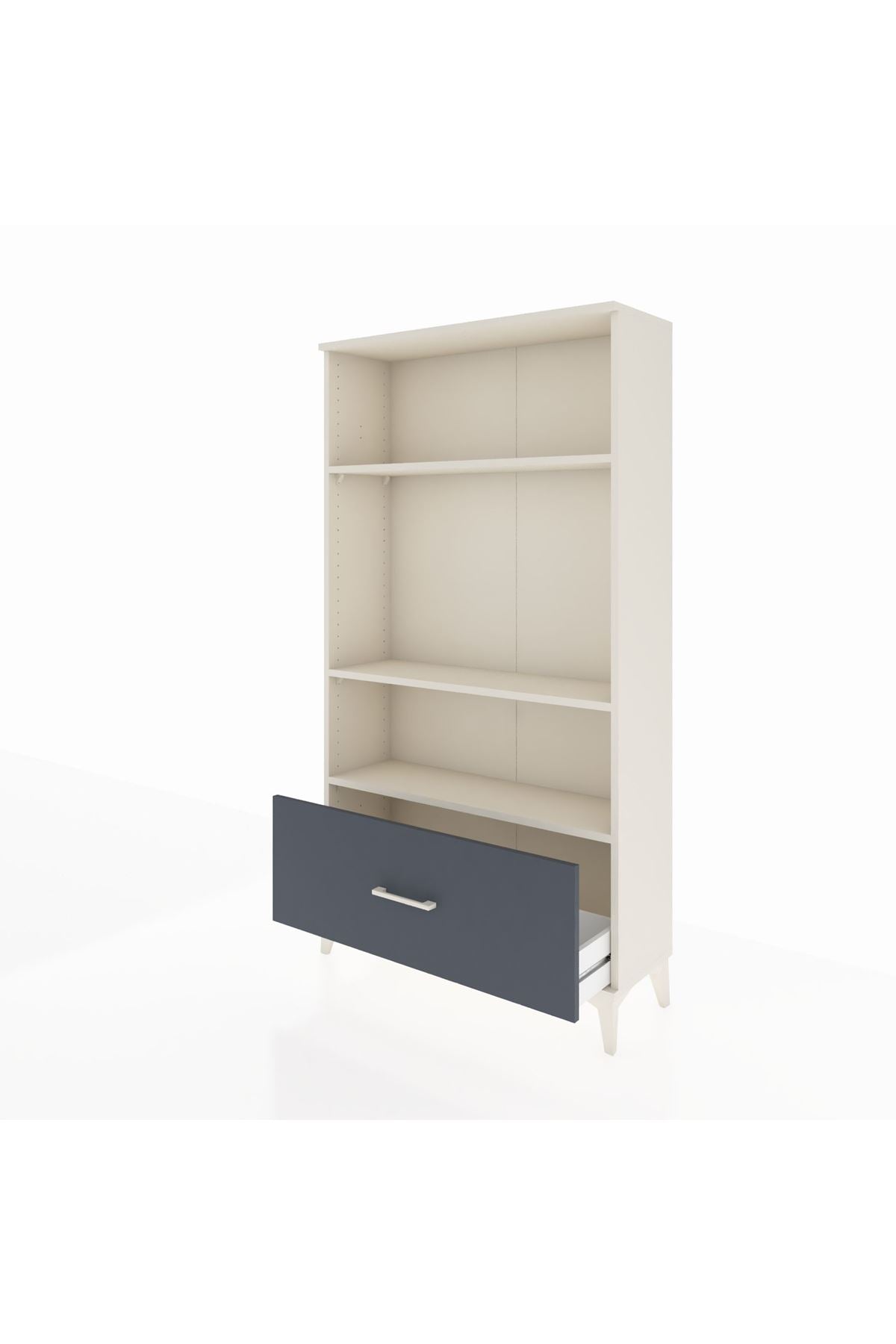 Arges Dolap 3 Raflı Tek Çekmeceli 88x30x163 - S21M002V2A