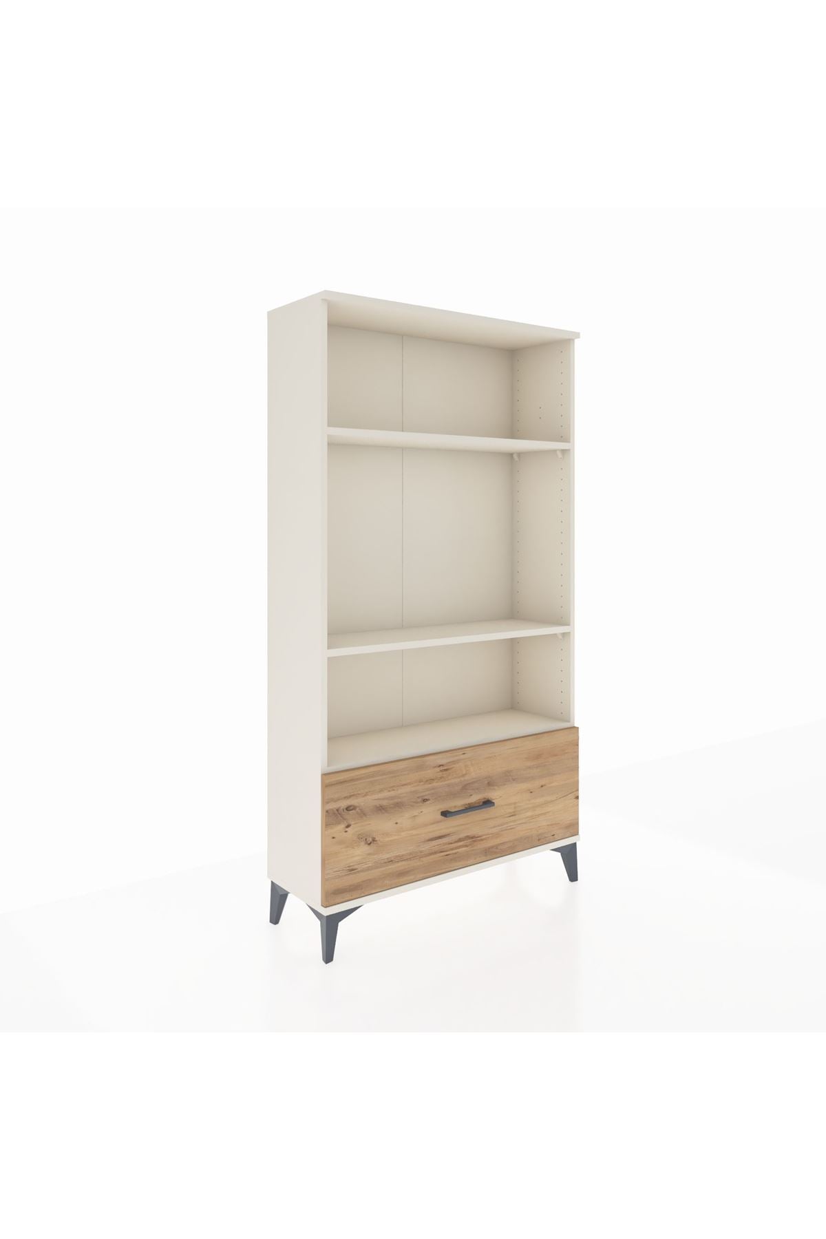 Arges Dolap 3 Raflı Tek Çekmeceli 88x30x163 - S21M002V3A