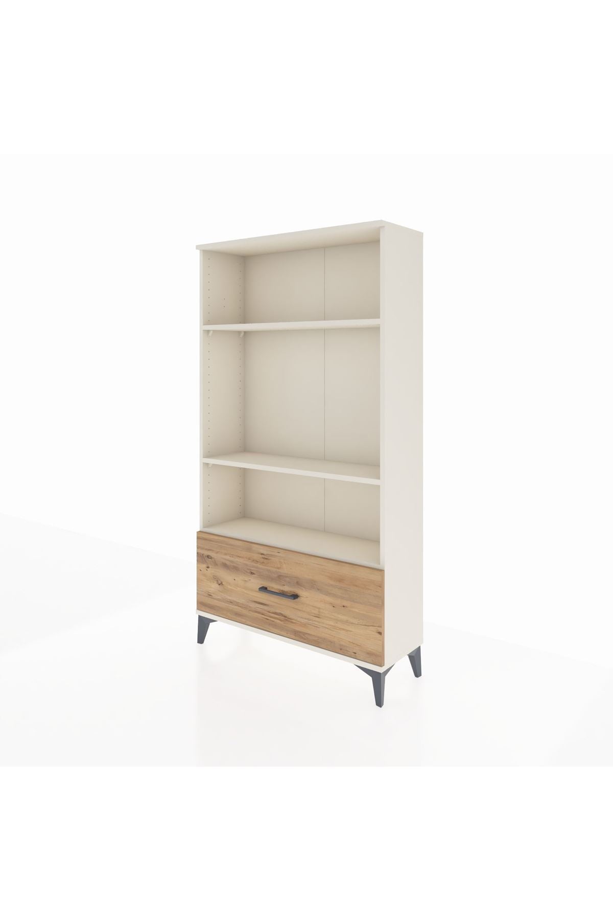 Arges Dolap 3 Raflı Tek Çekmeceli 88x30x163 - S21M002V3A