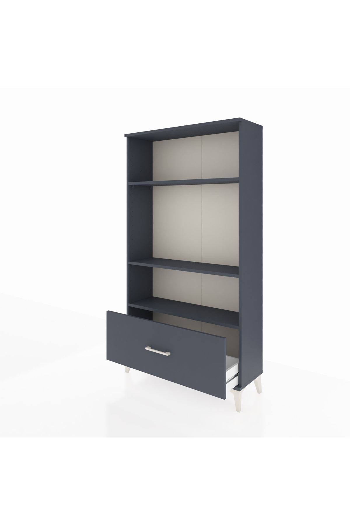 Arges Dolap 3 Raflı Tek Çekmeceli 88x30x163 - S21M002V5A