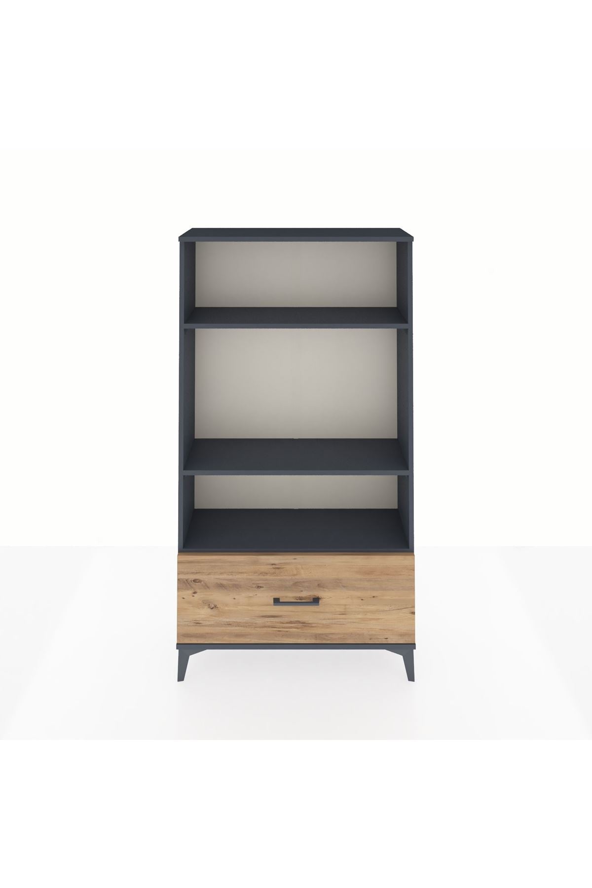 Arges Dolap 3 Raflı Tek Çekmeceli 88x30x163 - S21M002V6A