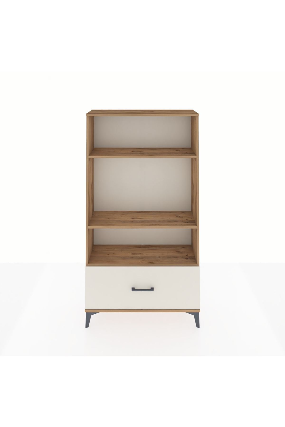 Arges Dolap 3 Raflı Tek Çekmeceli 88x30x163 - S21M002V7A