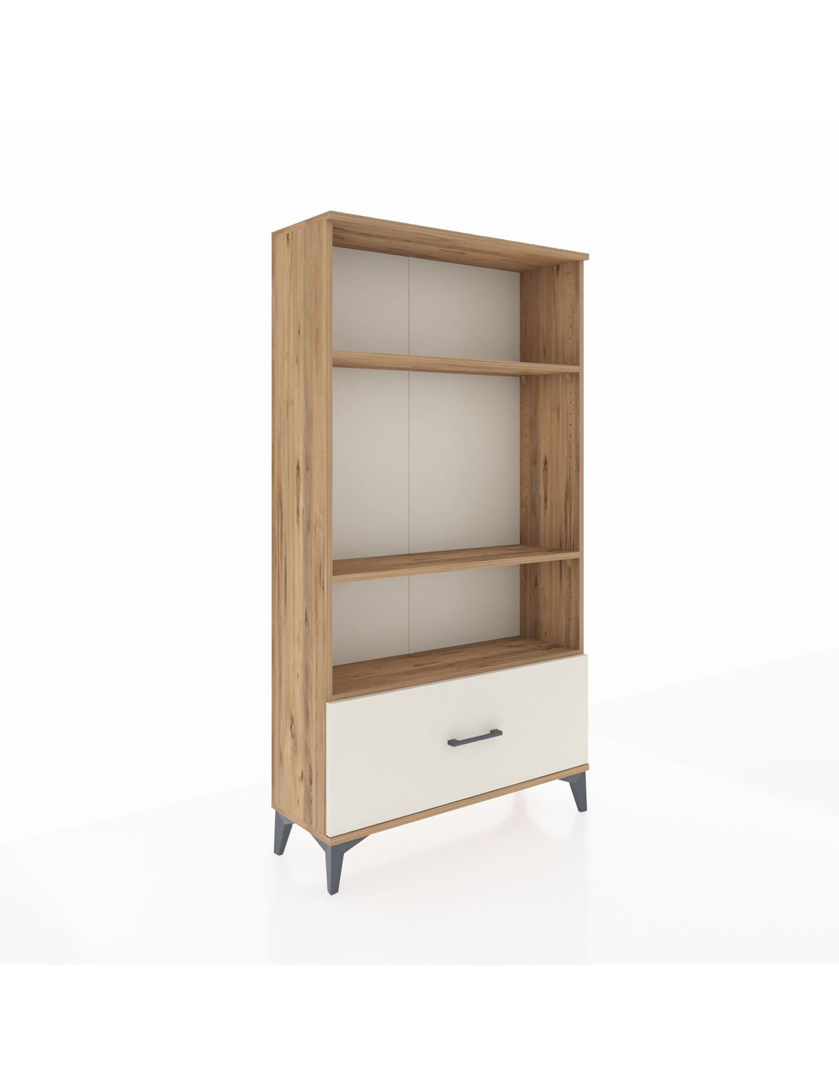 Arges Dolap 3 Raflı Tek Çekmeceli 88x30x163 - S21M002V7A
