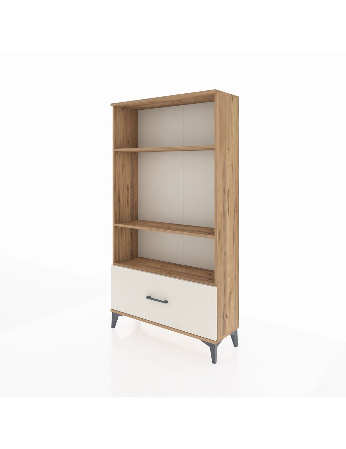 Arges Dolap 3 Raflı Tek Çekmeceli 88x30x163 - S21M002V7A