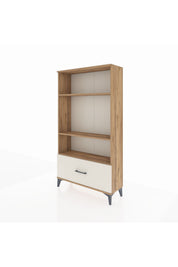 Arges Dolap 3 Raflı Tek Çekmeceli 88x30x163 - S21M002V7A