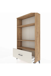 Arges Dolap 3 Raflı Tek Çekmeceli 88x30x163 - S21M002V7A