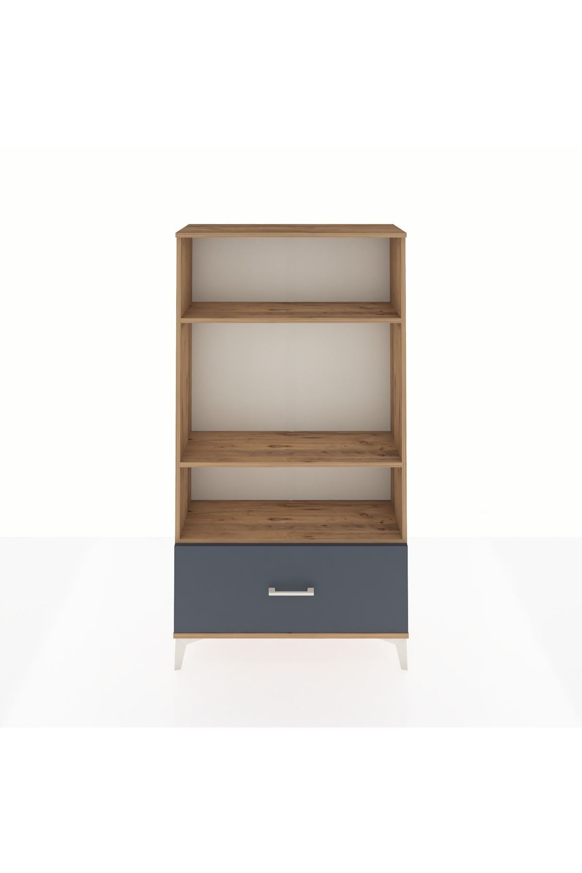 Arges Dolap 3 Raflı Tek Çekmeceli 88x30x163 - S21M002V8A