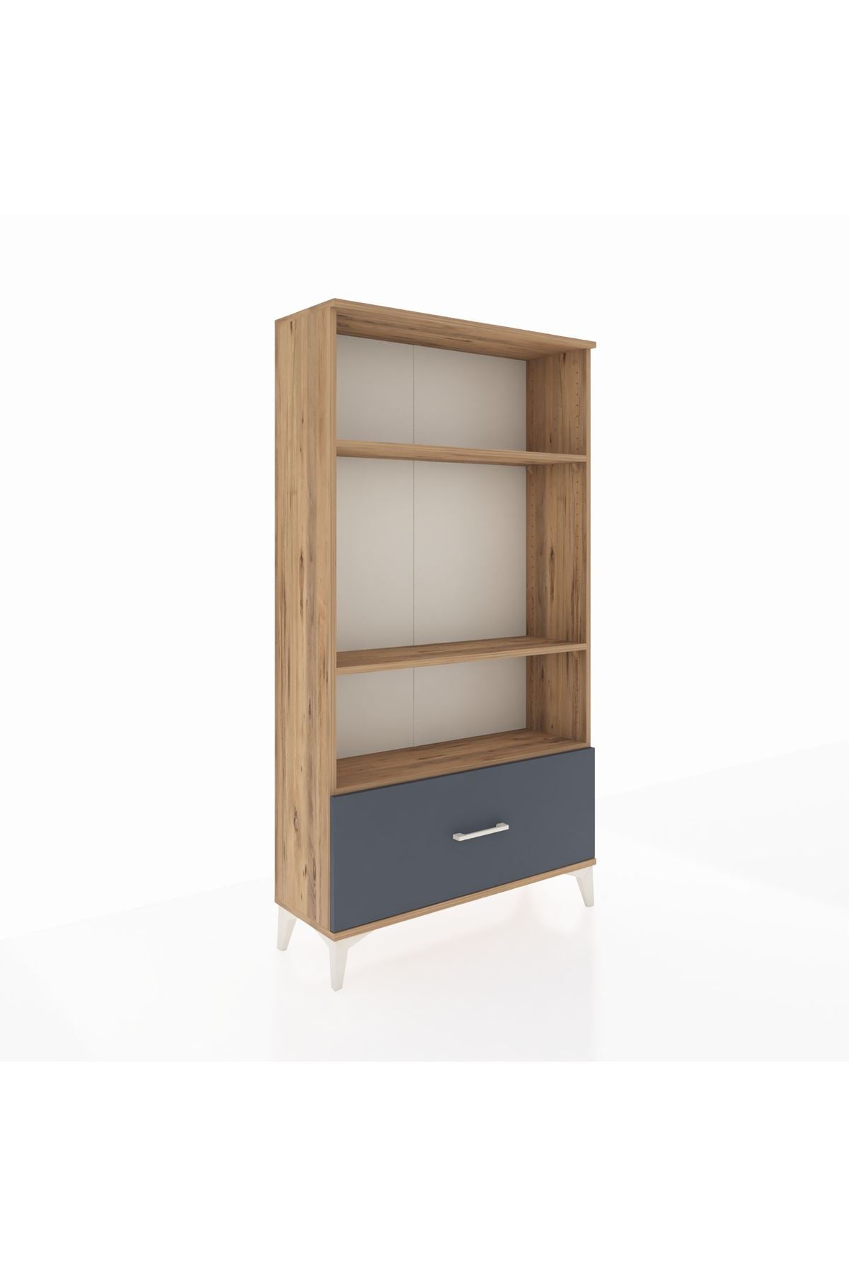 Arges Dolap 3 Raflı Tek Çekmeceli 88x30x163 - S21M002V8A