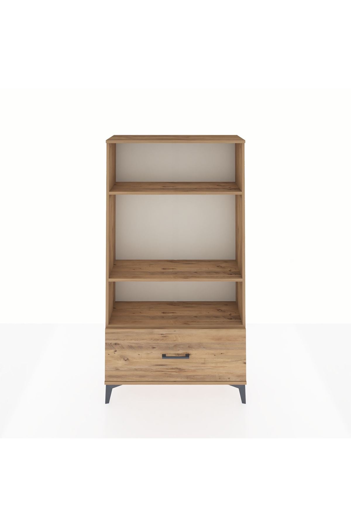 Arges Dolap 3 Raflı Tek Çekmeceli 88x30x163 - S21M002V9A
