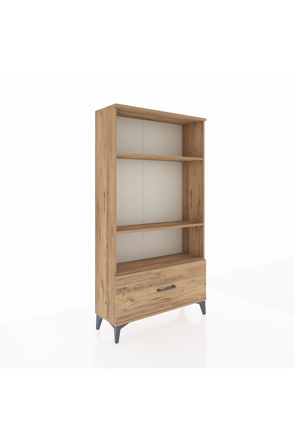 Arges Dolap 3 Raflı Tek Çekmeceli 88x30x163 - S21M002V9A