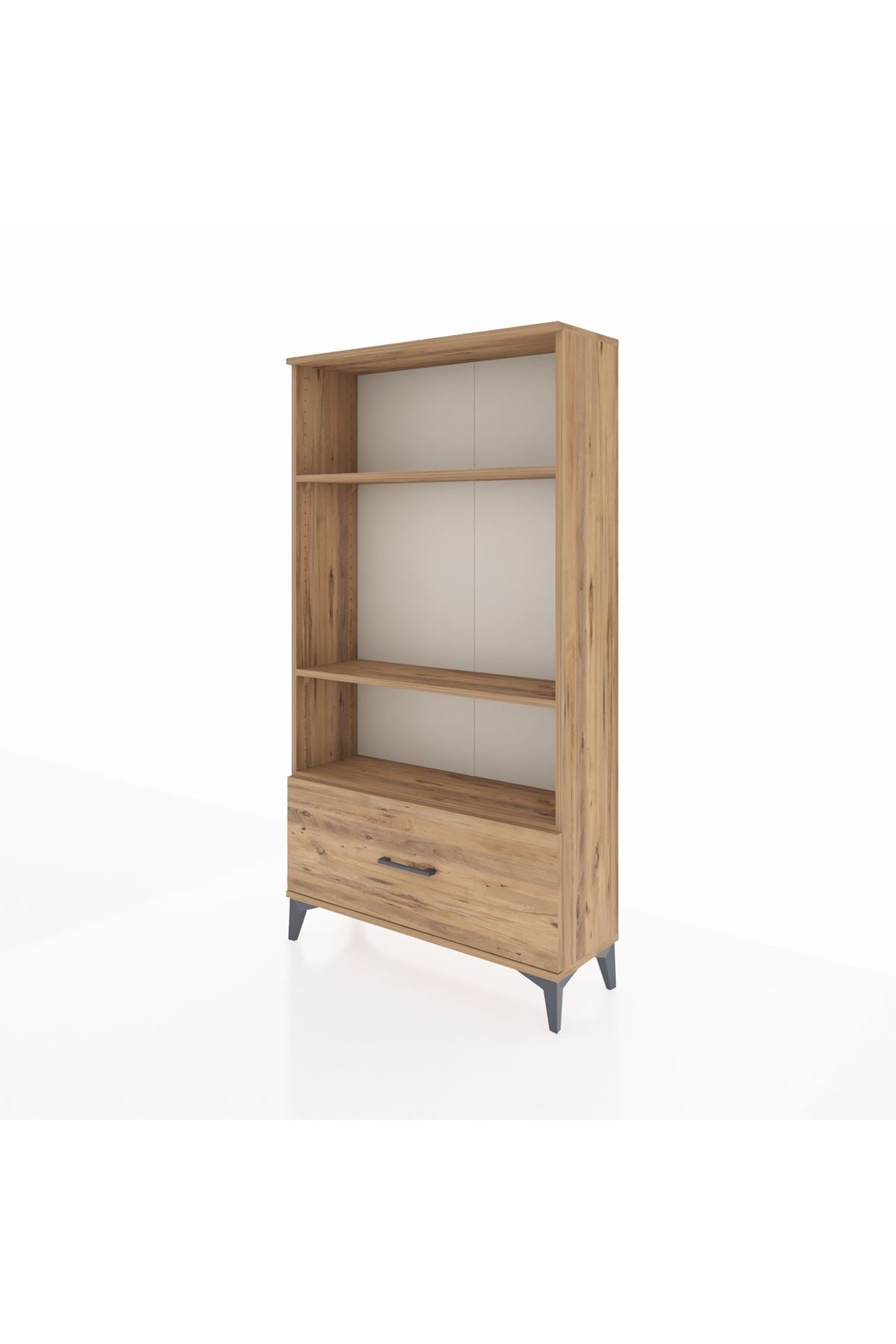 Arges Dolap 3 Raflı Tek Çekmeceli 88x30x163 - S21M002V9A