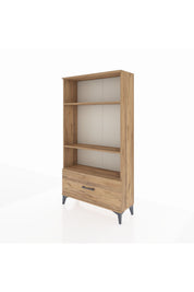 Arges Dolap 3 Raflı Tek Çekmeceli 88x30x163 - S21M002V9A