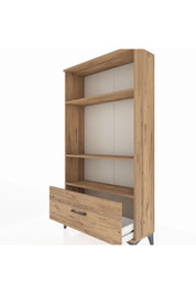 Arges Dolap 3 Raflı Tek Çekmeceli 88x30x163 - S21M002V9A