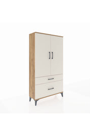 Arges Dolap 3 Raflı 2 Çekmeceli 2 Kapaklı 88x30x163 - S21M003V7A