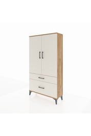 Arges Dolap 3 Raflı 2 Çekmeceli 2 Kapaklı 88x30x163 - S21M003V7A