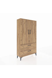 Arges Dolap 3 Raflı 2 Çekmeceli 2 Kapaklı 88x30x163 - S21M003V9A
