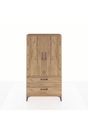 Arges Dolap 3 Raflı 2 Çekmeceli 2 Kapaklı 88x30x163 - S21M003V9A