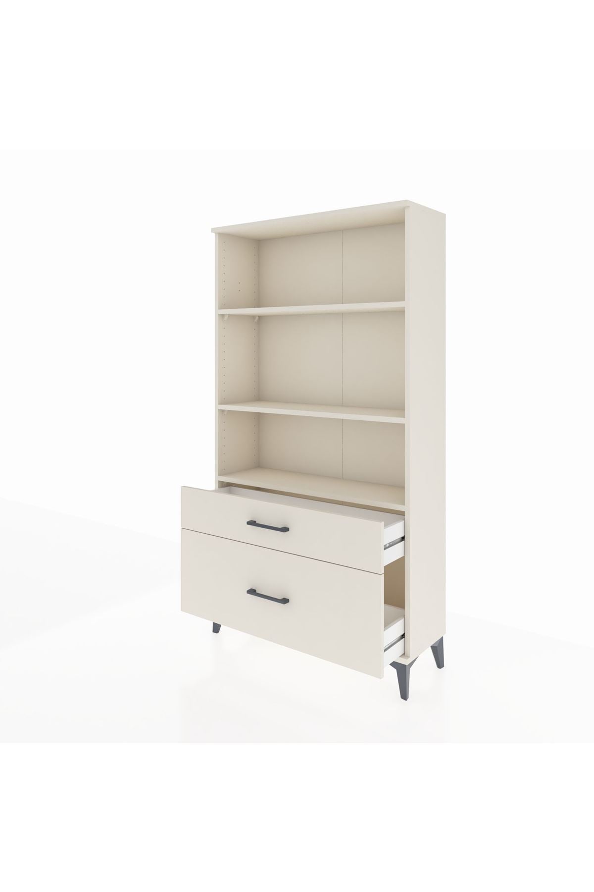 Arges Dolap 3 Raflı 2 Çekmeceli 88x30x163 - S21M004V1A