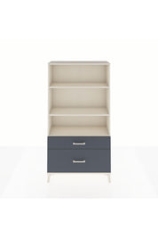 Arges Dolap 3 Raflı 2 Çekmeceli 88x30x163 - S21M004V2A