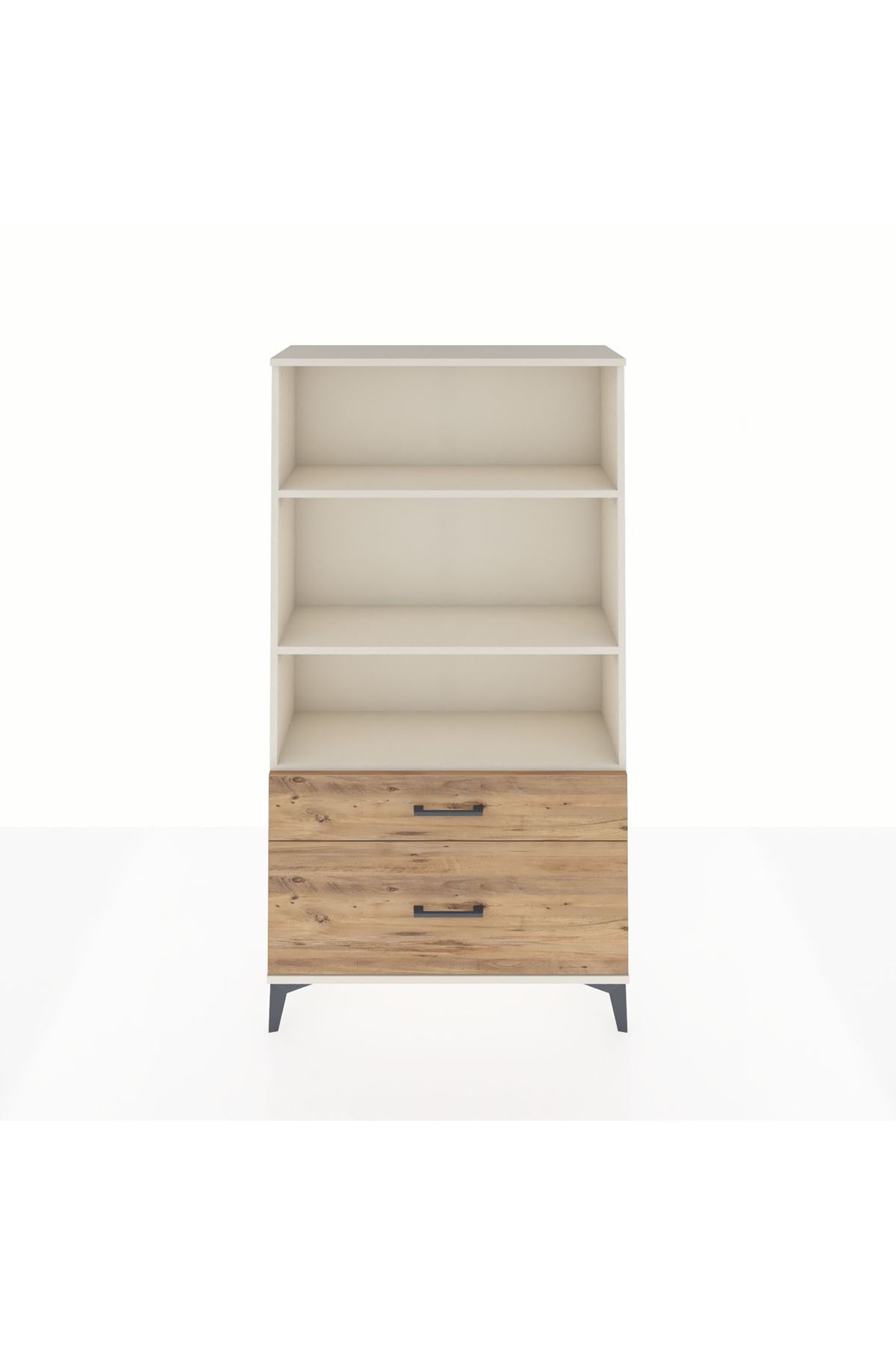 Arges Dolap 3 Raflı 2 Çekmeceli 88x30x163 - S21M004V3A