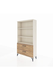 Arges Dolap 3 Raflı 2 Çekmeceli 88x30x163 - S21M004V3A