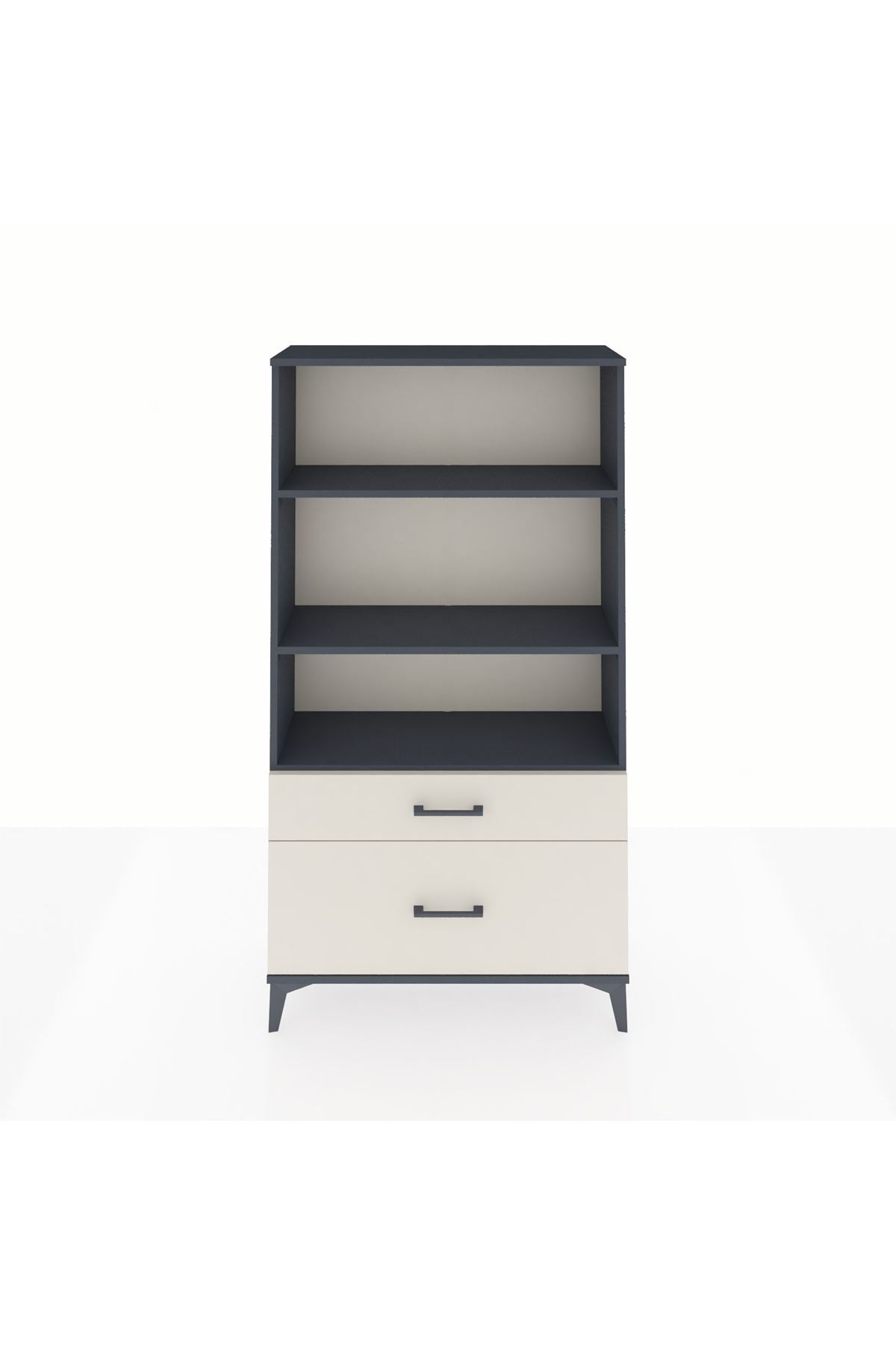 Arges Dolap 3 Raflı 2 Çekmeceli 88x30x163 - S21M004V4A