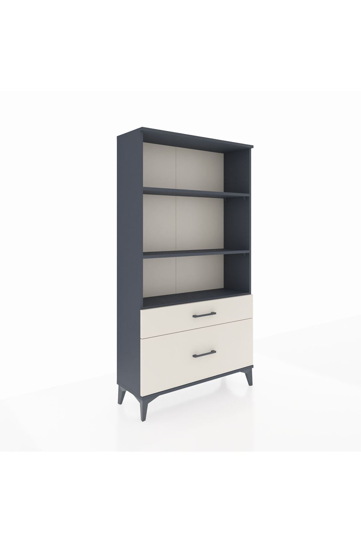 Arges Dolap 3 Raflı 2 Çekmeceli 88x30x163 - S21M004V4A