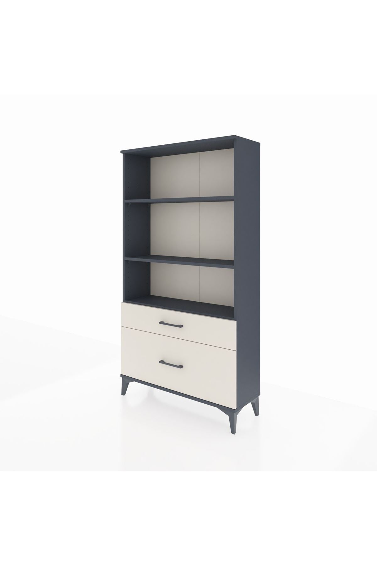 Arges Dolap 3 Raflı 2 Çekmeceli 88x30x163 - S21M004V4A