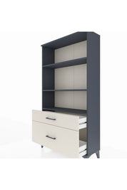 Arges Dolap 3 Raflı 2 Çekmeceli 88x30x163 - S21M004V4A