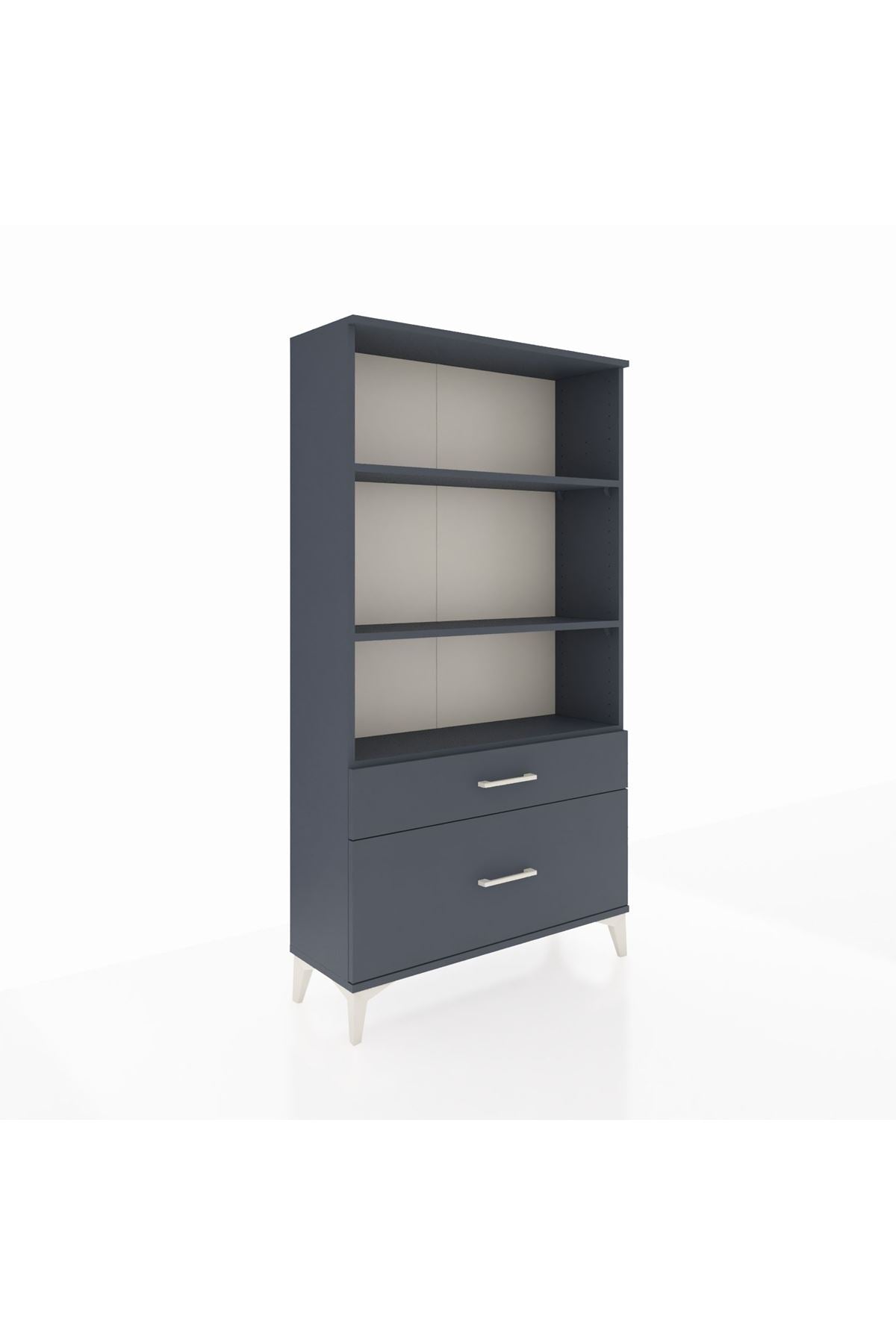 Arges Dolap 3 Raflı 2 Çekmeceli 88x30x163 - S21M004V5A