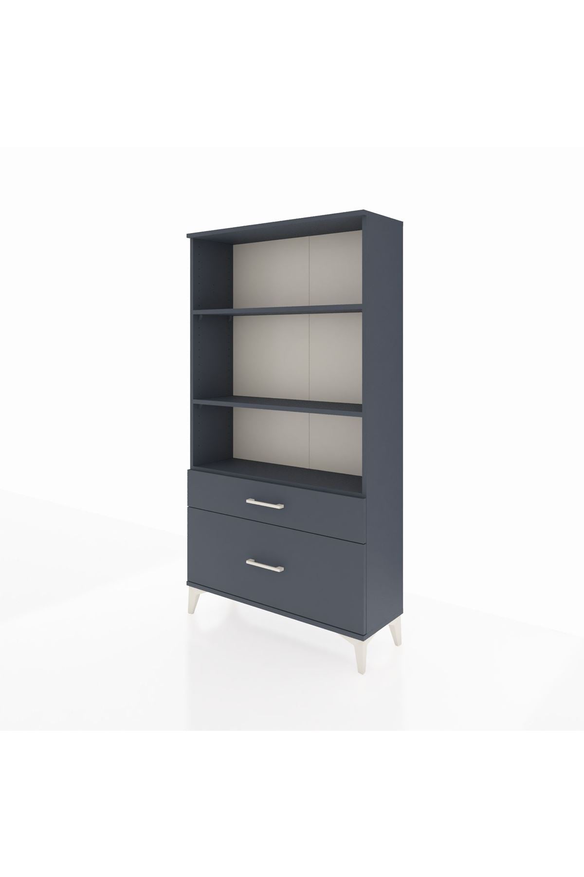 Arges Dolap 3 Raflı 2 Çekmeceli 88x30x163 - S21M004V5A