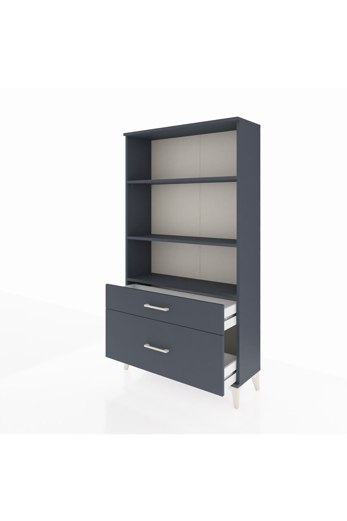 Arges Dolap 3 Raflı 2 Çekmeceli 88x30x163 - S21M004V5A