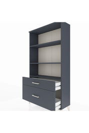 Arges Dolap 3 Raflı 2 Çekmeceli 88x30x163 - S21M004V5A