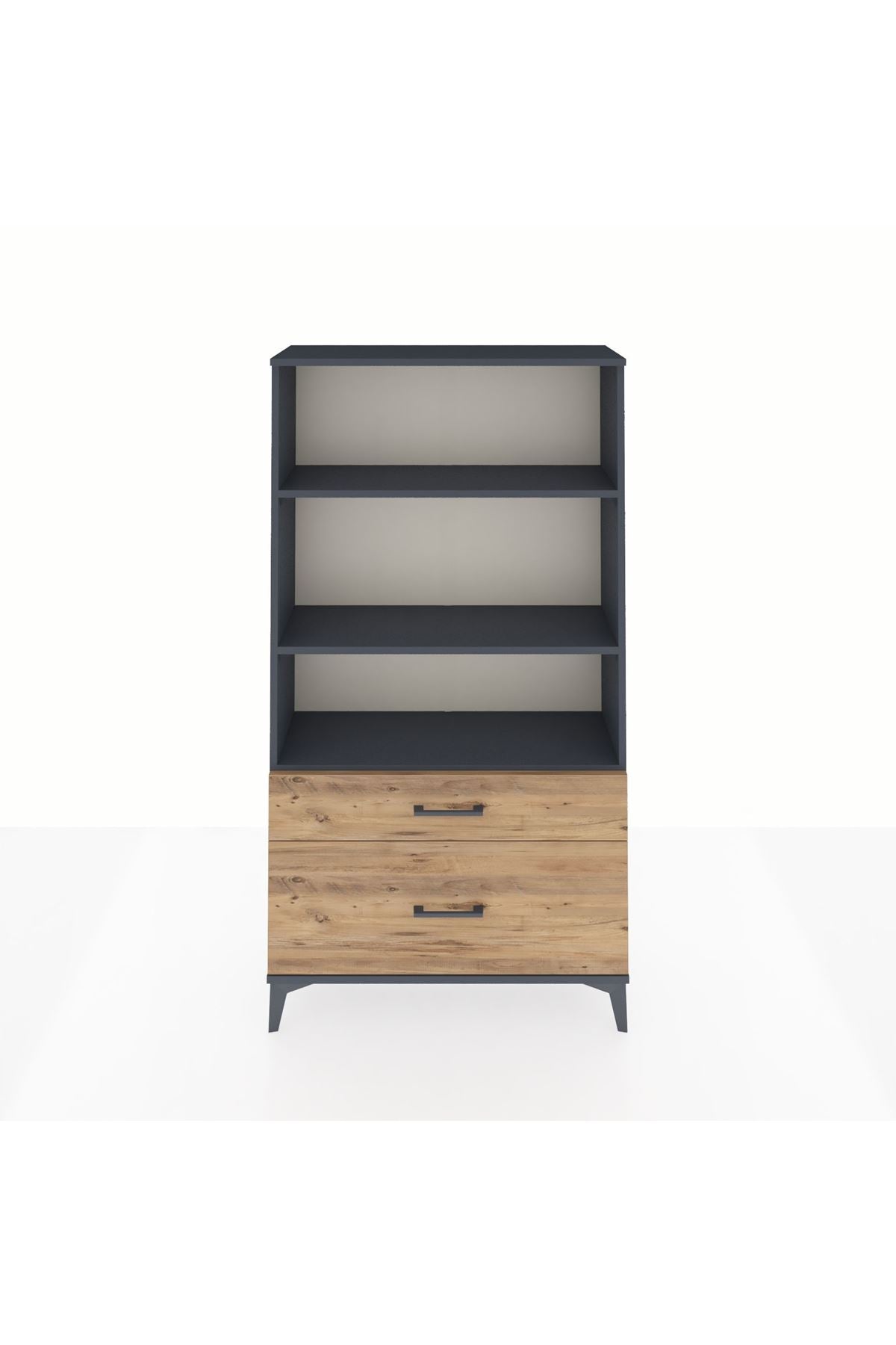 Arges Dolap 3 Raflı 2 Çekmeceli 88x30x163 - S21M004V6A